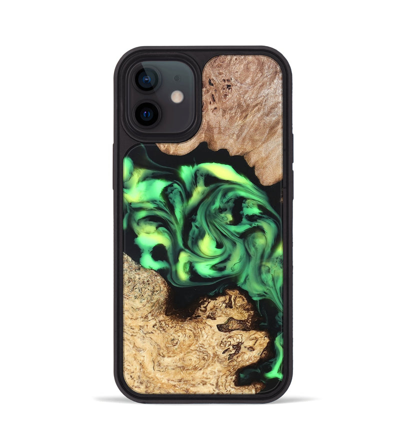 iPhone 12 Wood Phone Case - Burl (Neon, 819369)