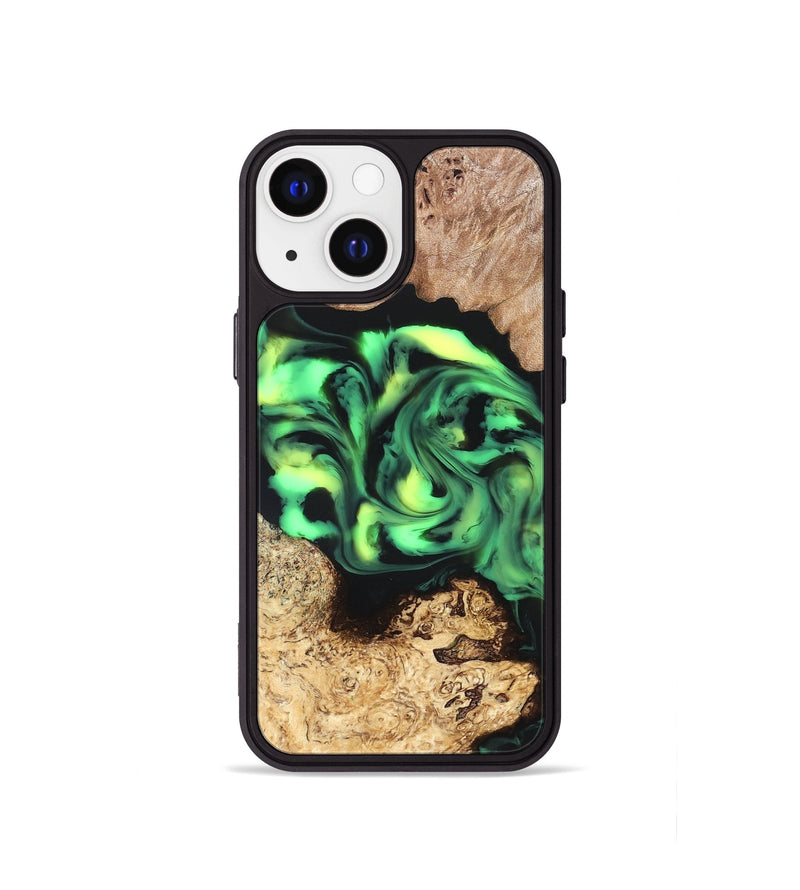iPhone 13 mini Wood Phone Case - Burl (Neon, 819369)