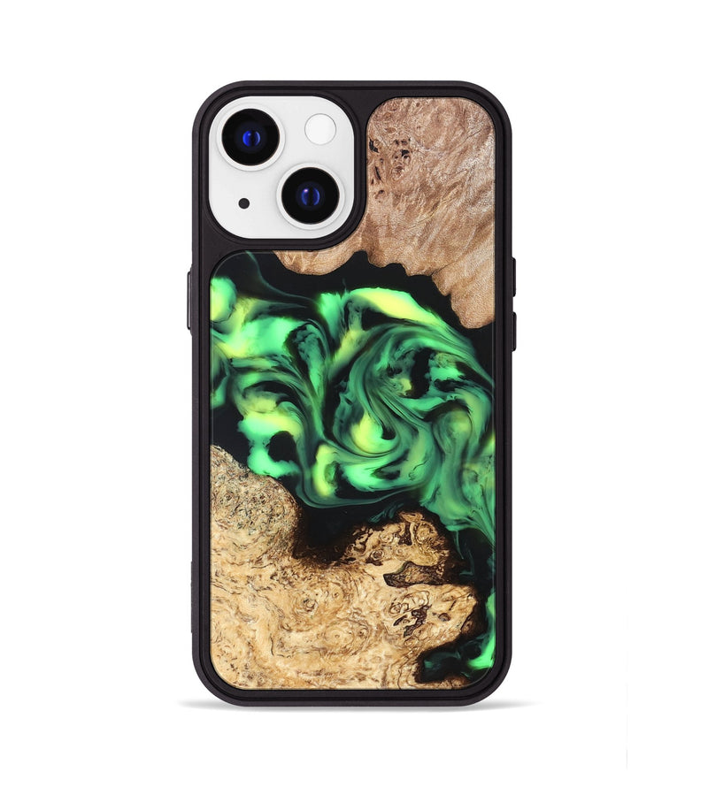 iPhone 13 Wood Phone Case - Burl (Neon, 819369)