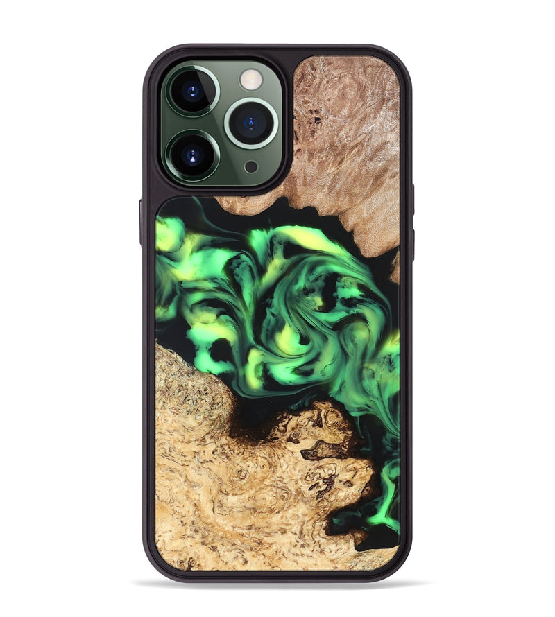 iPhone 13 Pro Max Wood Phone Case - Burl (Neon, 819369)
