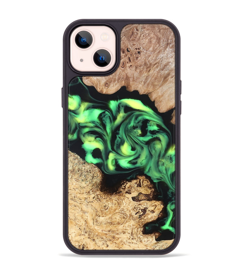 iPhone 14 Plus Wood Phone Case - Burl (Neon, 819369)