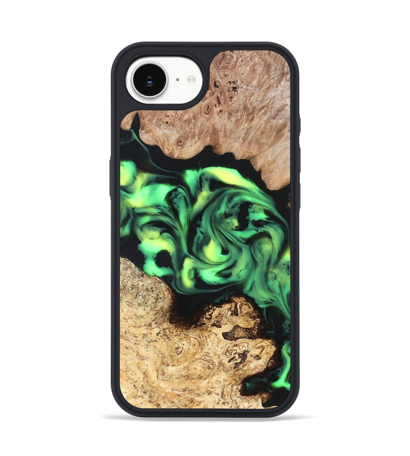 iPhone 16e Wood Phone Case - Burl (Neon, 819369)