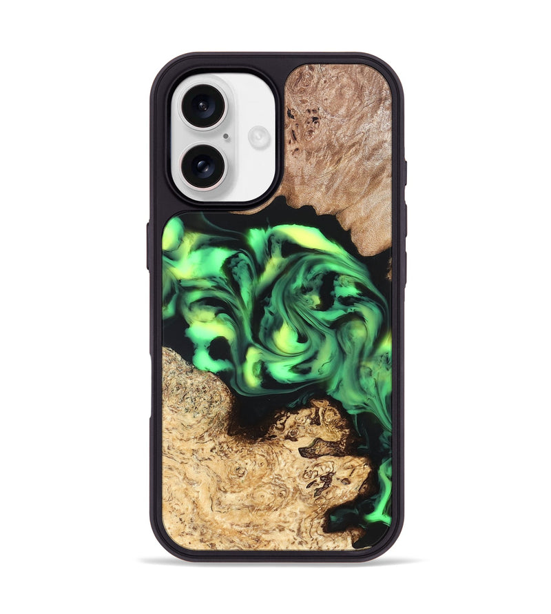 iPhone 17 Wood Phone Case - Burl (Neon, 819369)