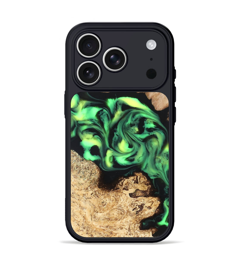 iPhone 17 Pro Wood Phone Case - Burl (Neon, 819369)