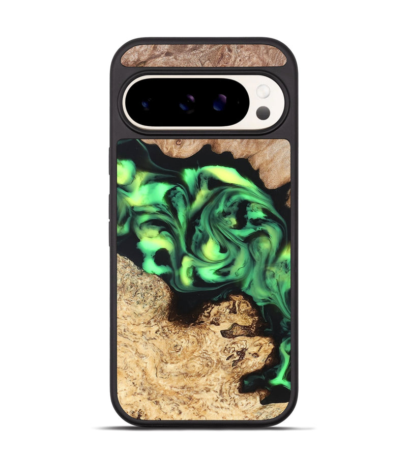 Pixel 9 Wood Phone Case - Burl (Neon, 819369)