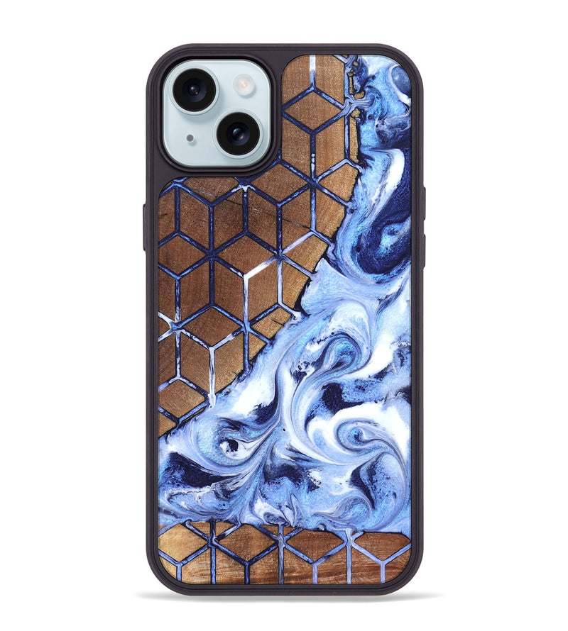 iPhone 15 Plus Wood Phone Case - Gerardo (Pattern, 819375)