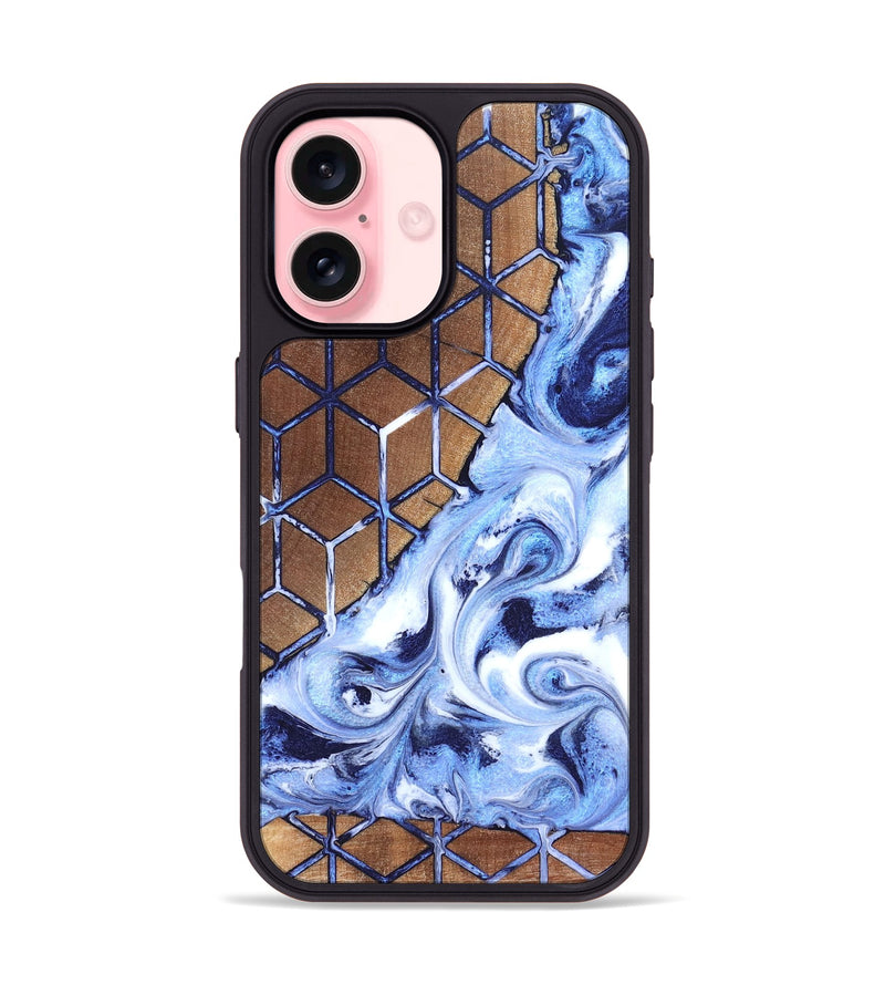 iPhone 16 Wood Phone Case - Gerardo (Pattern, 819375)