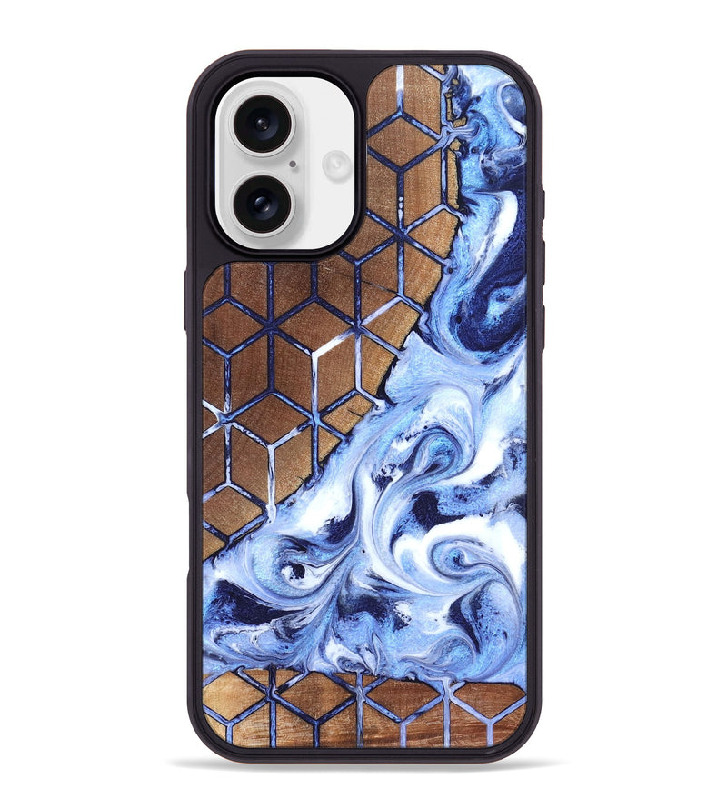 iPhone 16 Plus Wood Phone Case - Gerardo (Pattern, 819375)