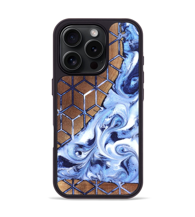 iPhone 16 Pro Wood Phone Case - Gerardo (Pattern, 819375)