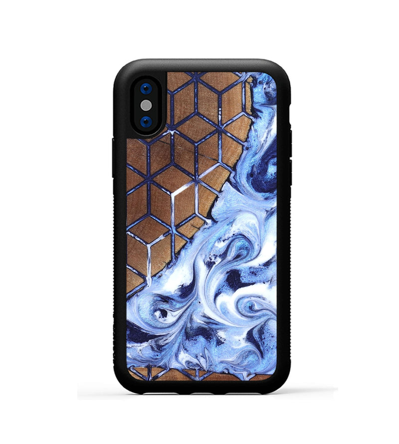 iPhone Xs Wood Phone Case - Gerardo (Pattern, 819375)
