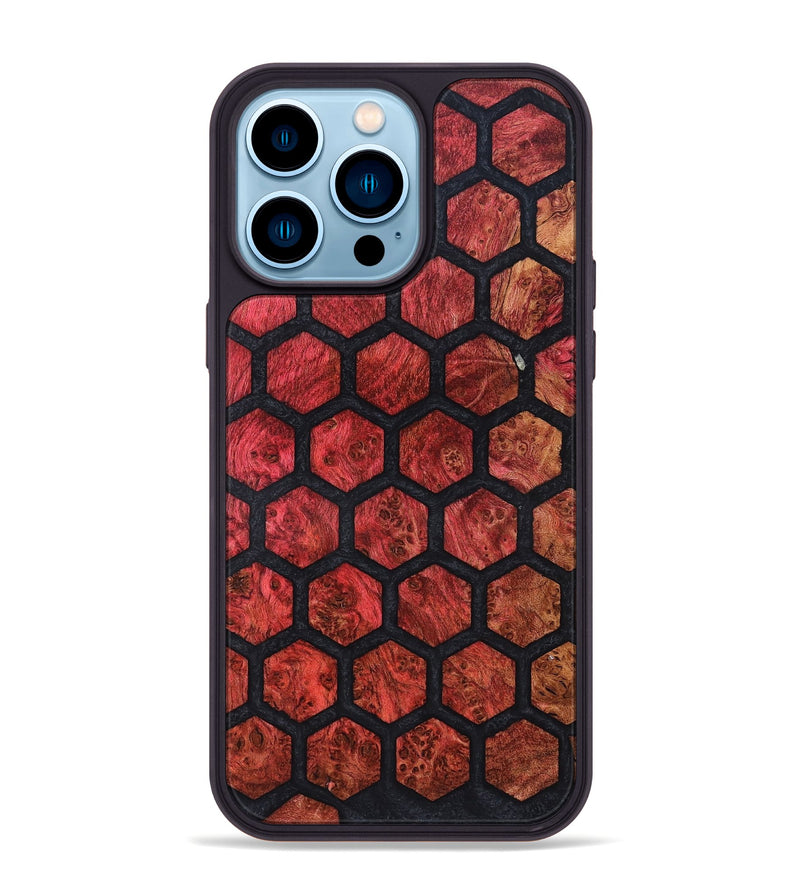 iPhone 14 Pro Max Wood Phone Case - Solana (Pattern, 819376)