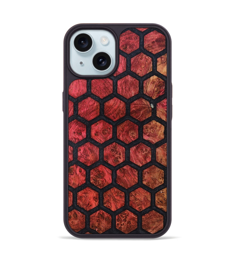 iPhone 15 Wood Phone Case - Solana (Pattern, 819376)