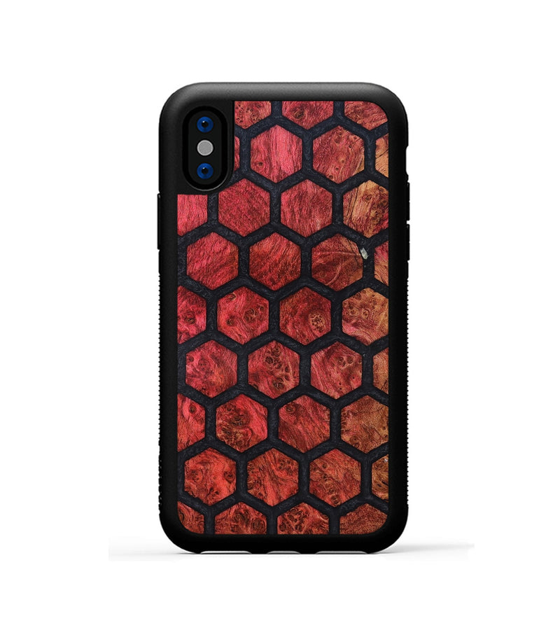 iPhone Xs Wood Phone Case - Solana (Pattern, 819376)