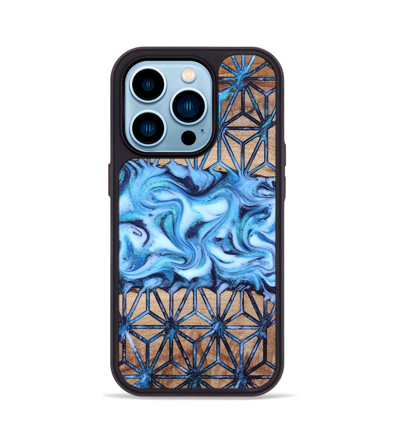 iPhone 14 Pro Wood Phone Case - Harlan (Pattern, 819377)