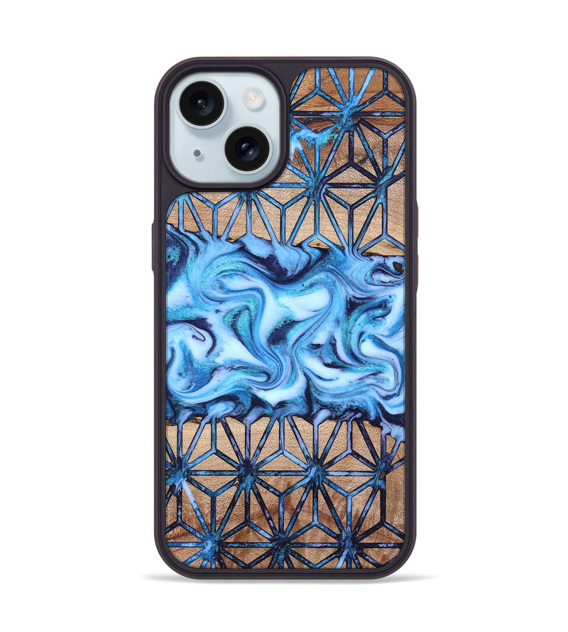 iPhone 15 Wood Phone Case - Harlan (Pattern, 819377)