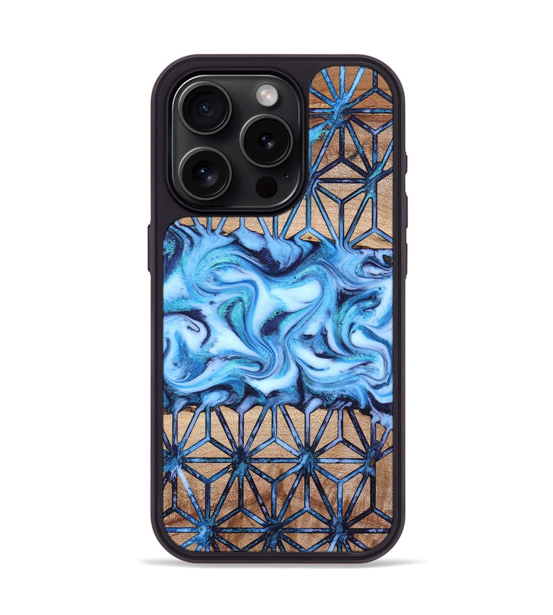 iPhone 15 Pro Wood Phone Case - Harlan (Pattern, 819377)
