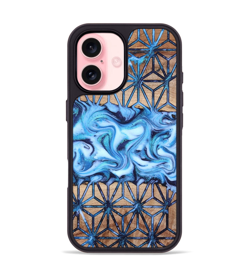 iPhone 16 Wood Phone Case - Harlan (Pattern, 819377)