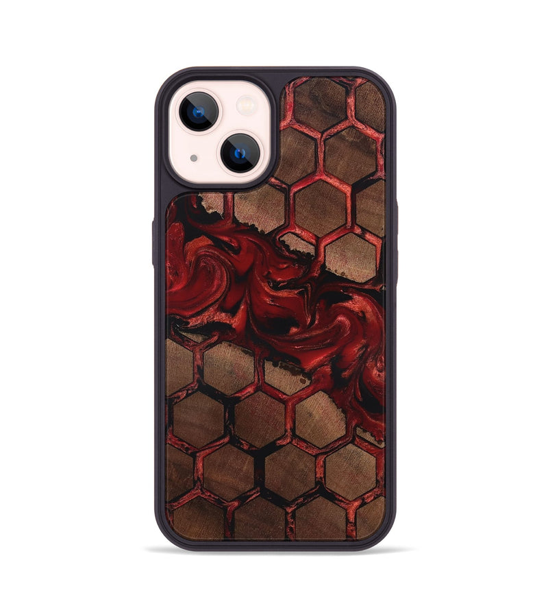 iPhone 14 Wood Phone Case - Elda (Pattern, 819378)