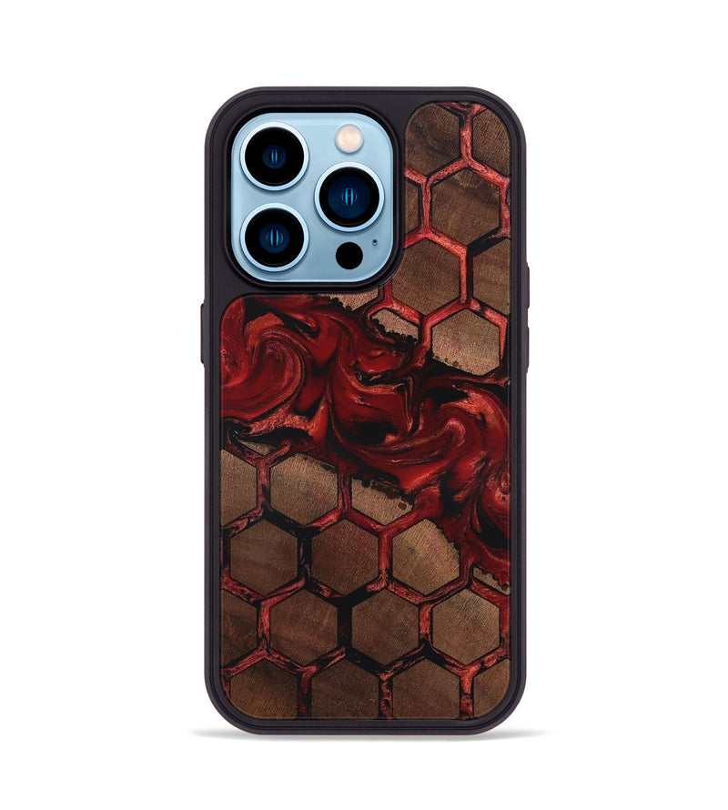 iPhone 14 Pro Wood Phone Case - Elda (Pattern, 819378)