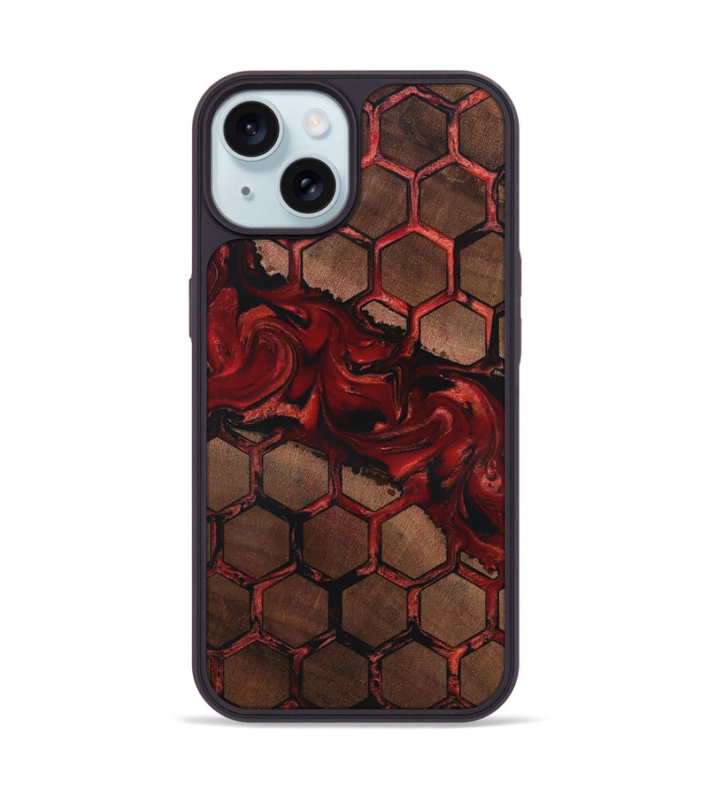 iPhone 15 Wood Phone Case - Elda (Pattern, 819378)