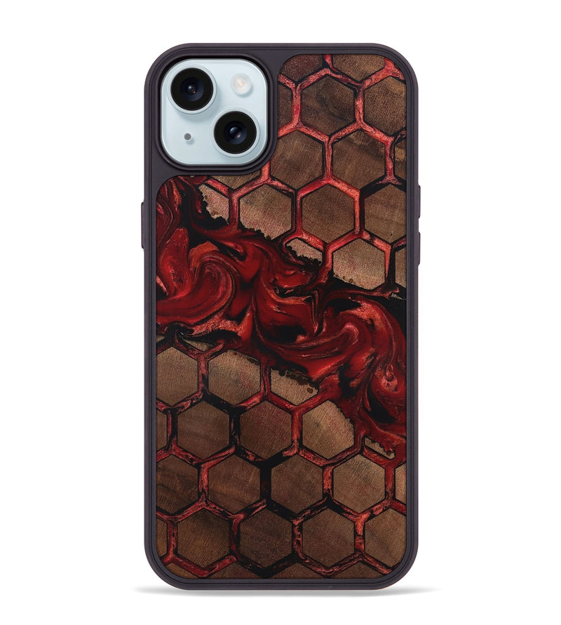 iPhone 15 Plus Wood Phone Case - Elda (Pattern, 819378)