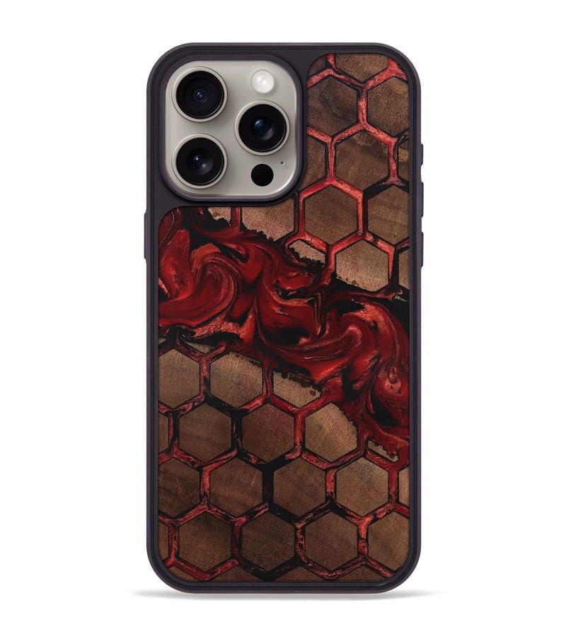 iPhone 15 Pro Max Wood Phone Case - Elda (Pattern, 819378)