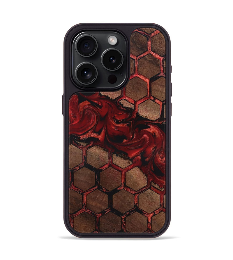 iPhone 15 Pro Wood Phone Case - Elda (Pattern, 819378)