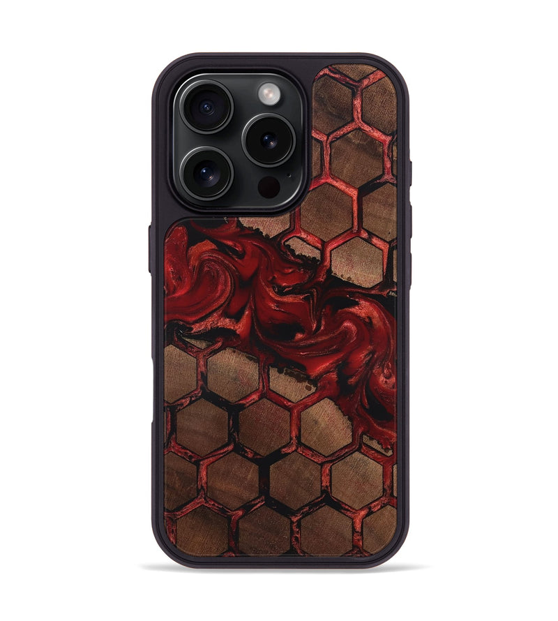 iPhone 16 Pro Wood Phone Case - Elda (Pattern, 819378)