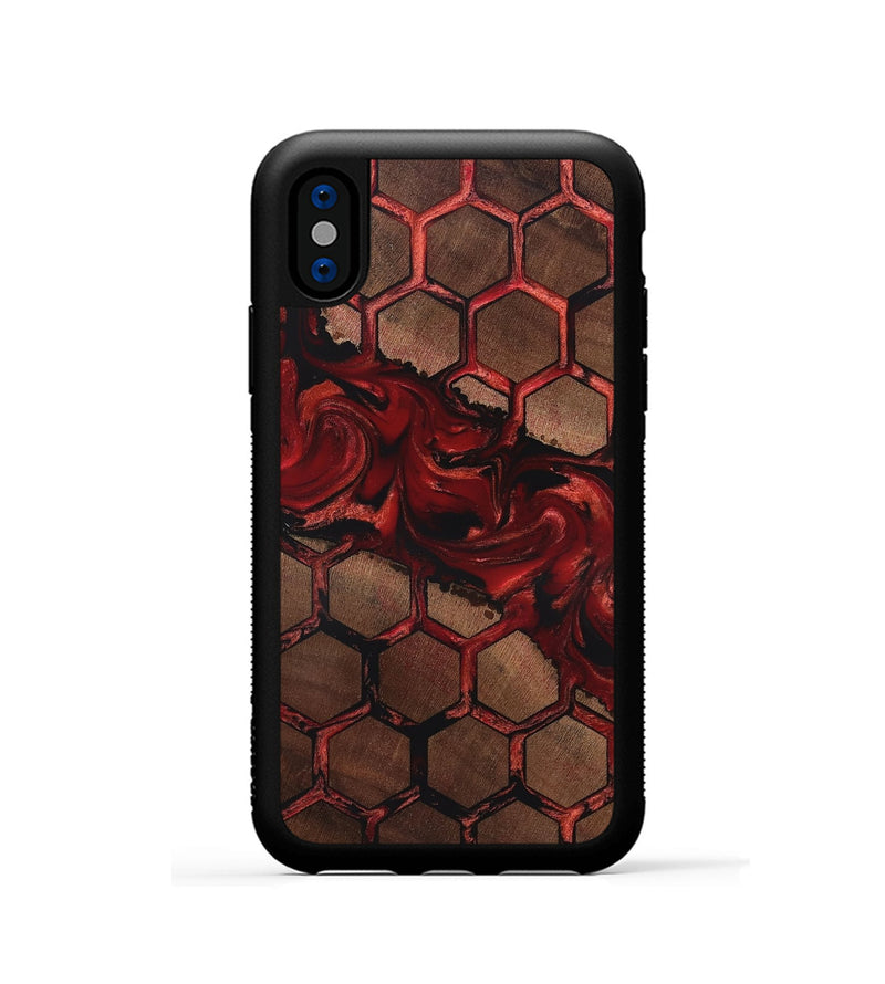 iPhone Xs Wood Phone Case - Elda (Pattern, 819378)