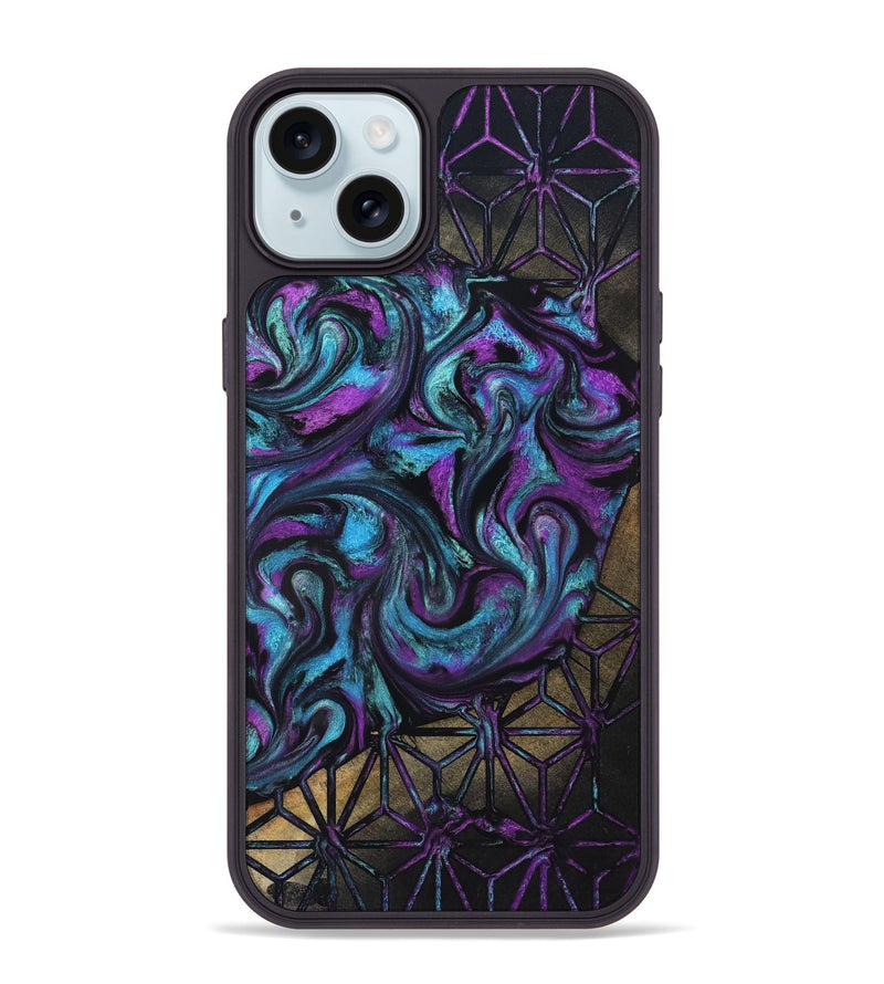 iPhone 15 Plus Wood Phone Case - Karson (Pattern, 819379)