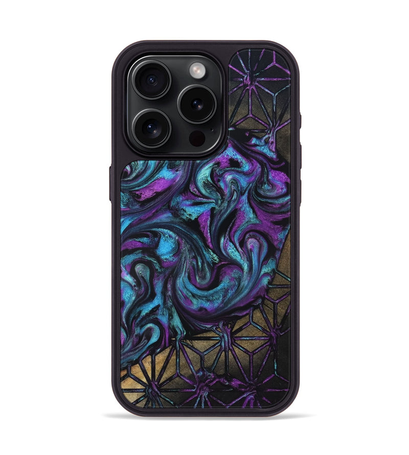 iPhone 15 Pro Wood Phone Case - Karson (Pattern, 819379)