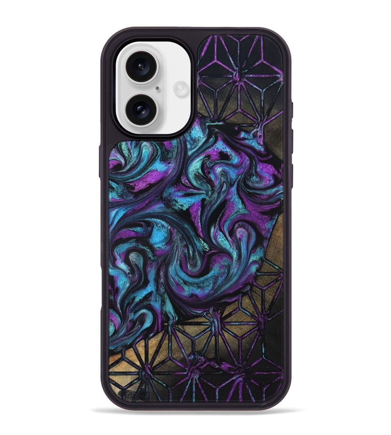 iPhone 16 Plus Wood Phone Case - Karson (Pattern, 819379)