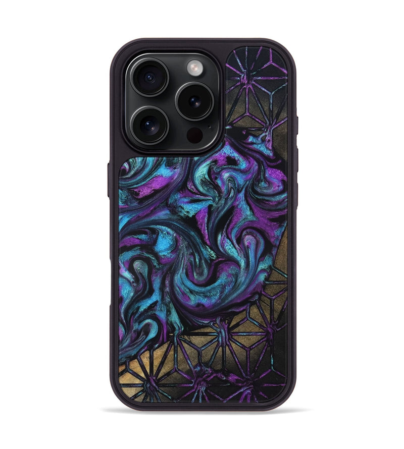 iPhone 16 Pro Wood Phone Case - Karson (Pattern, 819379)