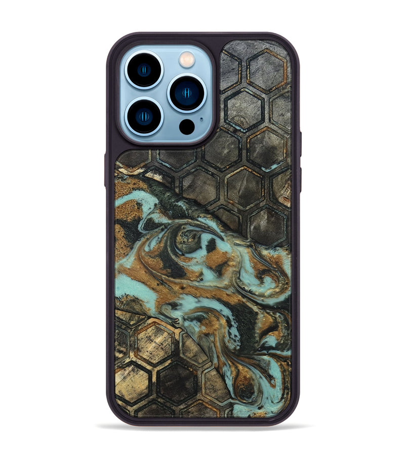 iPhone 14 Pro Max Wood Phone Case - Dianna (Pattern, 819383)