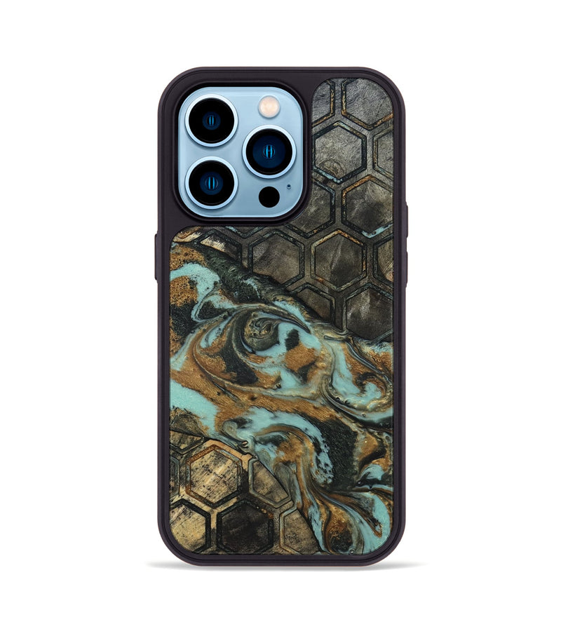 iPhone 14 Pro Wood Phone Case - Dianna (Pattern, 819383)