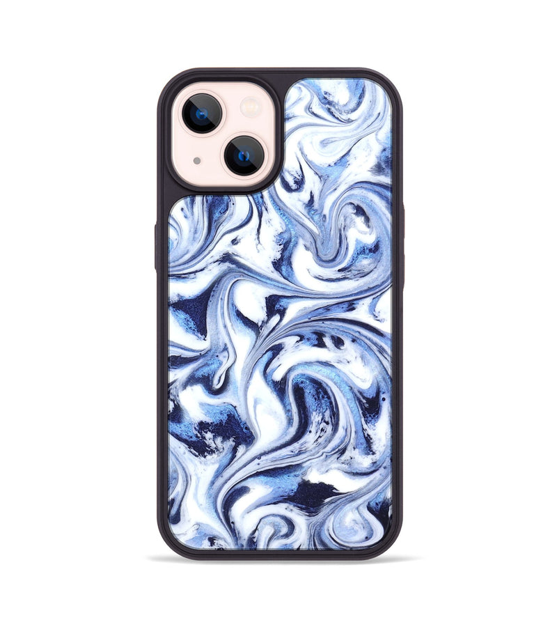 iPhone 14 ResinArt Phone Case - Keara (Blue, 819384)