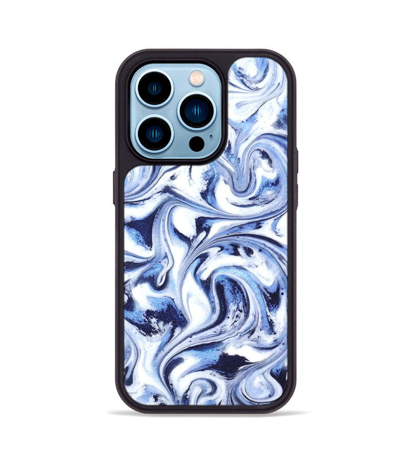 iPhone 14 Pro ResinArt Phone Case - Keara (Blue, 819384)