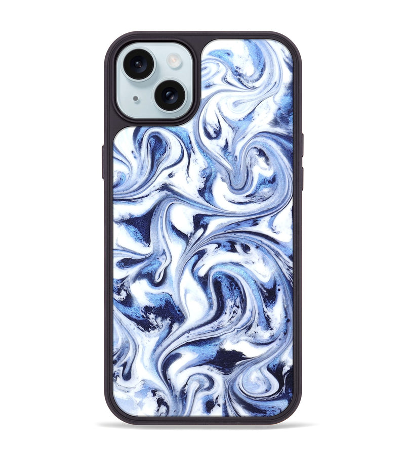 iPhone 15 Plus ResinArt Phone Case - Keara (Blue, 819384)