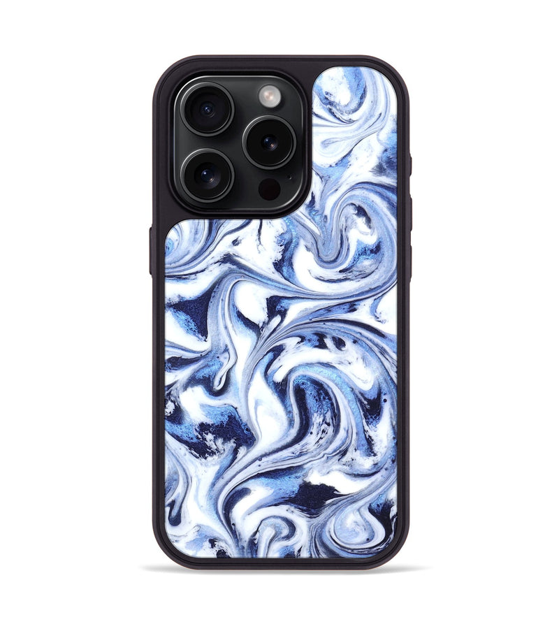 iPhone 15 Pro ResinArt Phone Case - Keara (Blue, 819384)