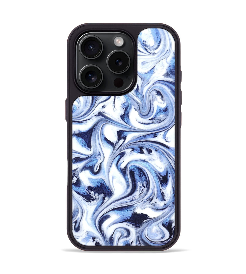 iPhone 16 Pro ResinArt Phone Case - Keara (Blue, 819384)