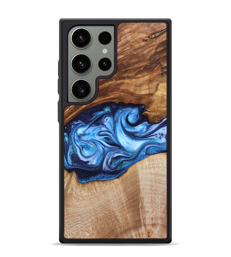 Galaxy S24 Ultra Wood Phone Case - Rylan (Blue, 819385)