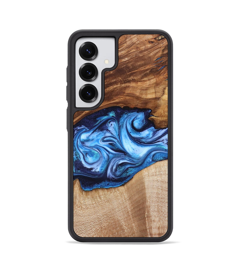 Galaxy S25 Wood Phone Case - Rylan (Blue, 819385)