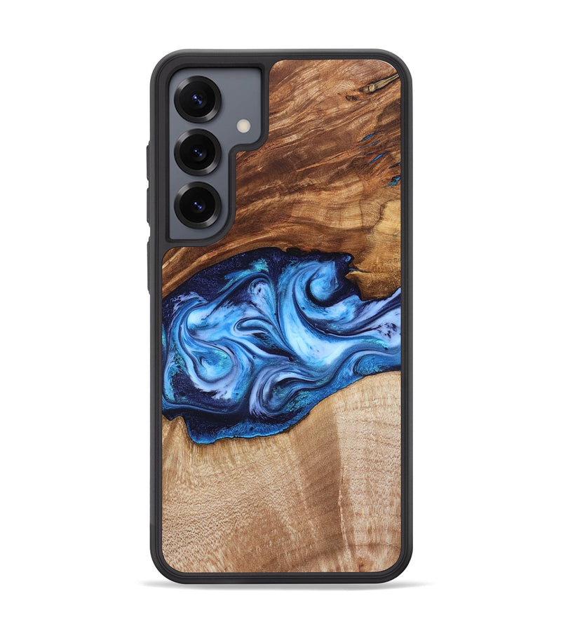Galaxy S25 Plus Wood Phone Case - Rylan (Blue, 819385)