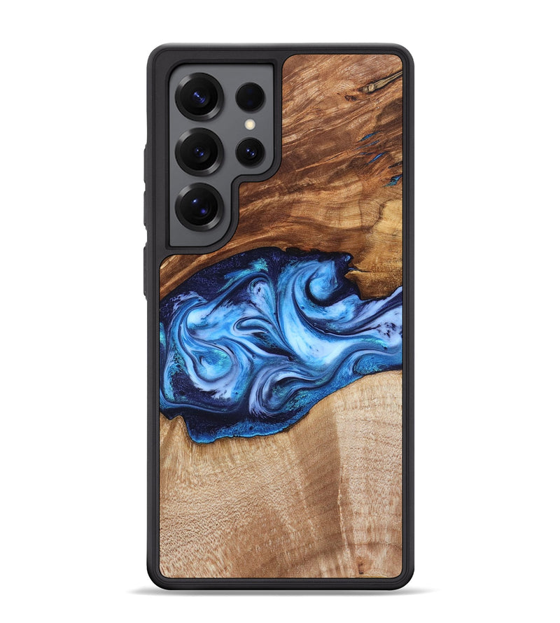 Galaxy S25 Ultra Wood Phone Case - Rylan (Blue, 819385)