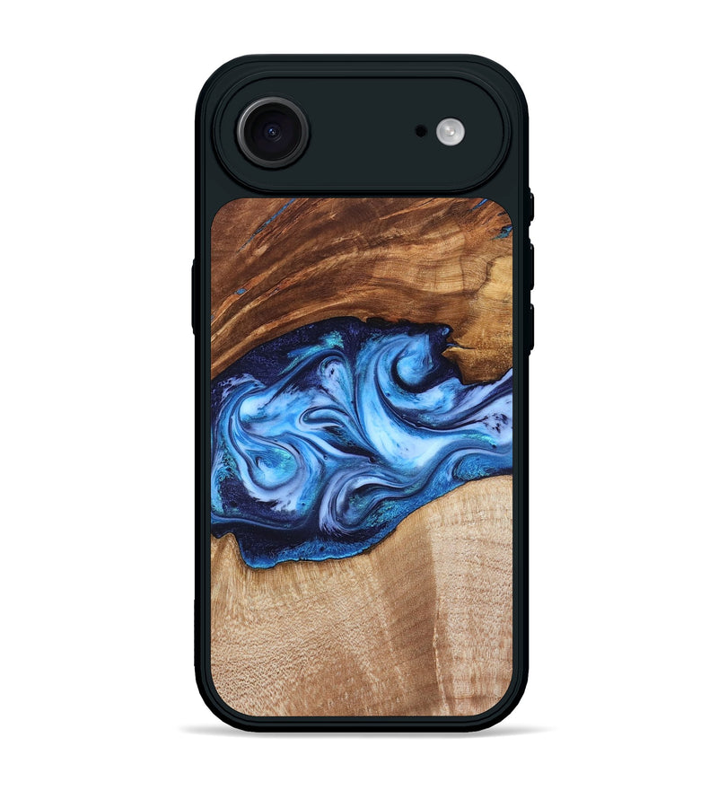 iPhone 17 Air Wood Phone Case - Rylan (Blue, 819385)