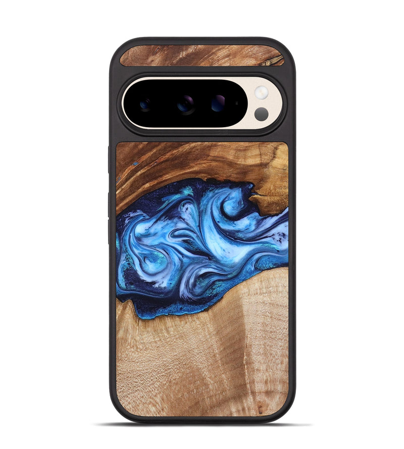 Pixel 10 Wood Phone Case - Rylan (Blue, 819385)