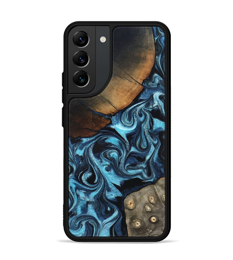 Galaxy S22 Plus Wood Phone Case - Semaj (Blue, 819386)