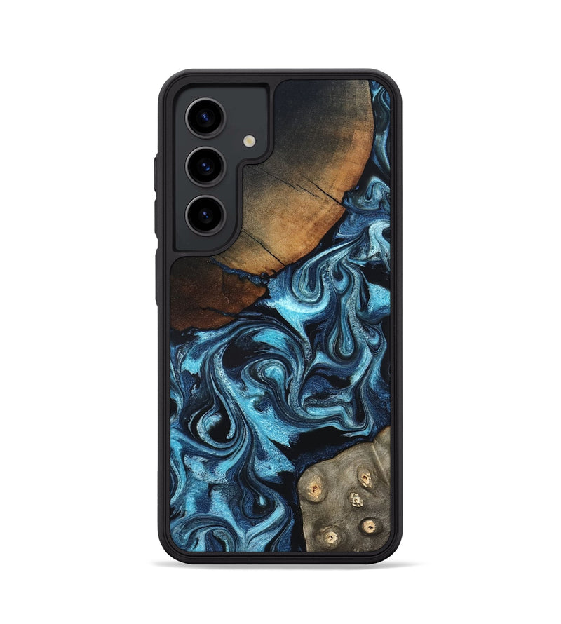 Galaxy S24 Wood Phone Case - Semaj (Blue, 819386)
