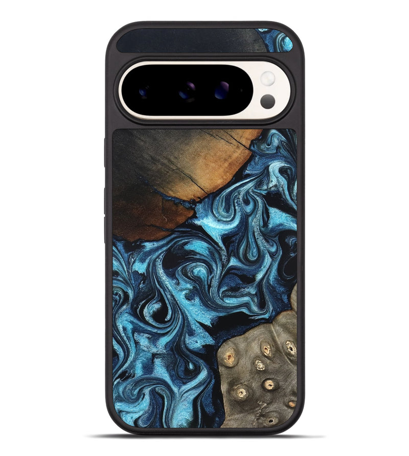 Pixel 9 Pro XL Wood Phone Case - Semaj (Blue, 819386)