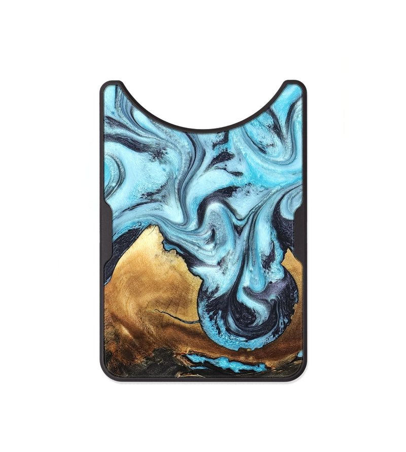 Alloy Wood Wallet - Lanny (Blue, 819387)